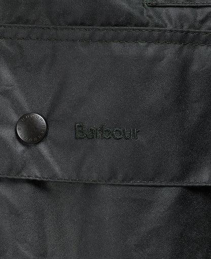 Barbour Border Waxed Jacket Sage
