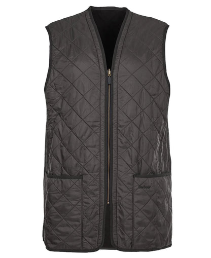 Barbour Polarquilt Waistcoat Zip In Liner Black