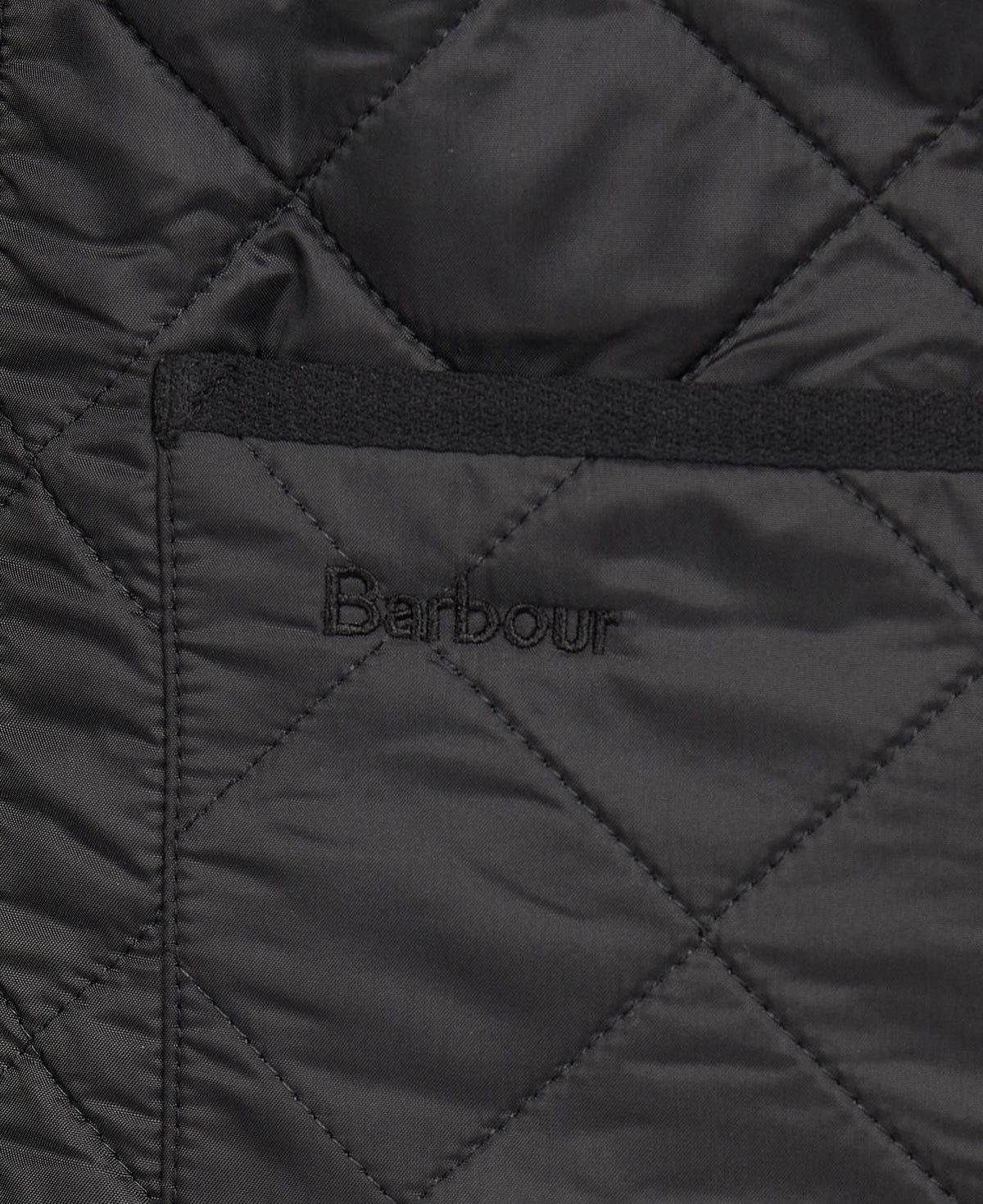 Barbour Polarquilt Waistcoat Zip In Liner Black