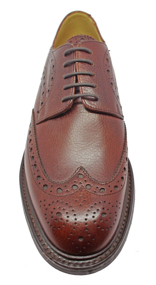 Barker Grassington Brogue Cherry Grain Leather