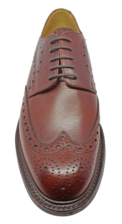 Barker Grassington Brogue Cherry Grain Leather