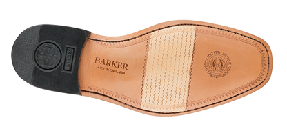 Barker Greenham Large Size Oxford Lace Up Shoe Black