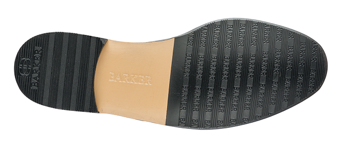Barker Jefferson Large Size Slip On Loafer Black