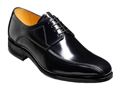 Barker Newbury Derby Lace Up Big Shoe Black