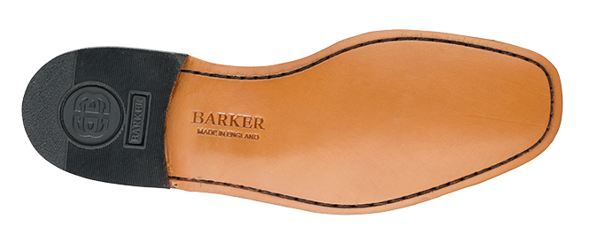 Barker Newbury Derby Lace Up Big Shoe Black