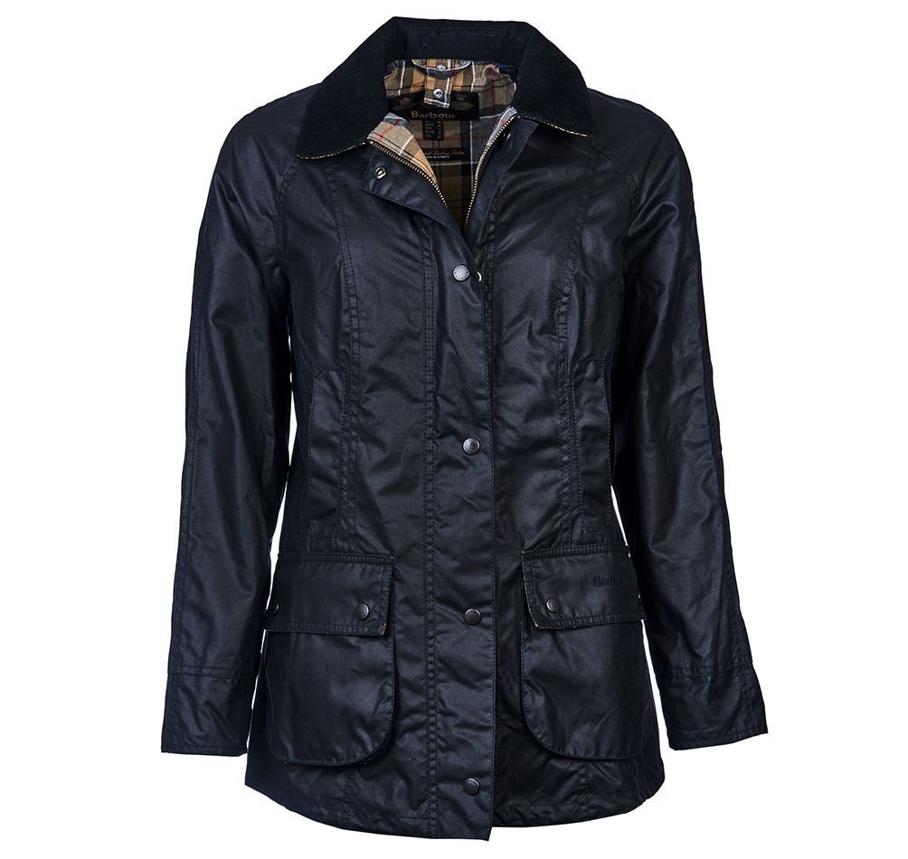 Barbour Beadnell Waxed Jacket Navy