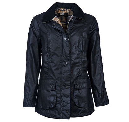 Barbour Beadnell Waxed Jacket Navy