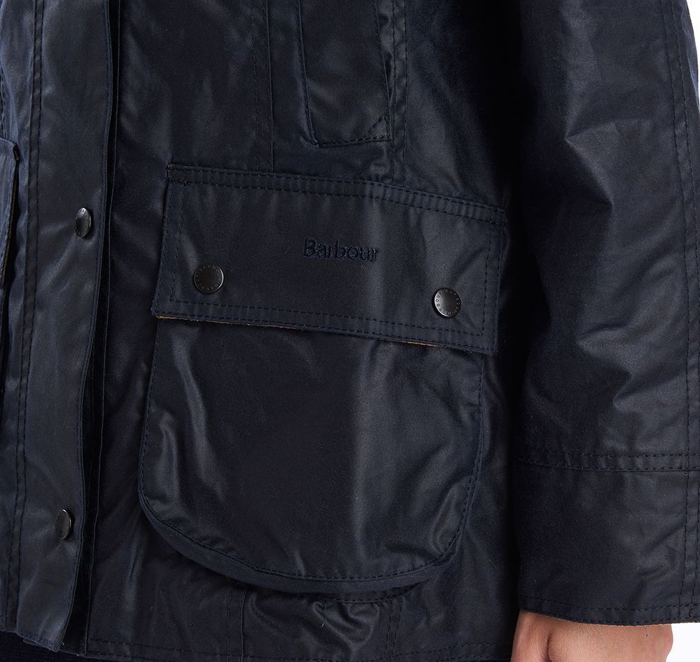 Barbour Beadnell Waxed Jacket Navy