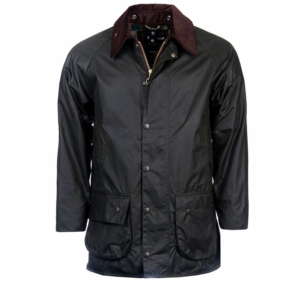 Barbour Beaufort Waxed Jacket Sage
