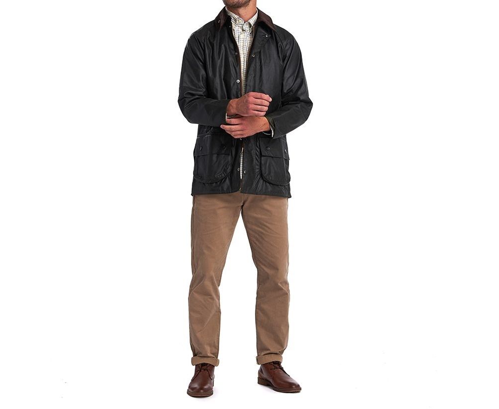 Barbour Beaufort Waxed Jacket Sage