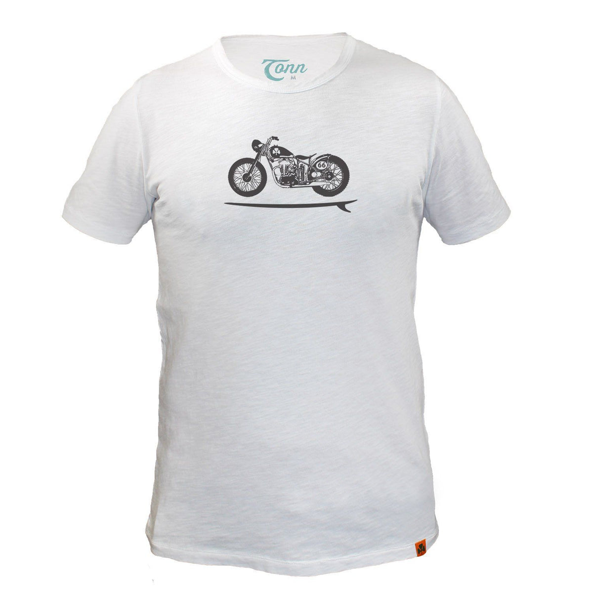 Tonn T Shirt Bike Board White