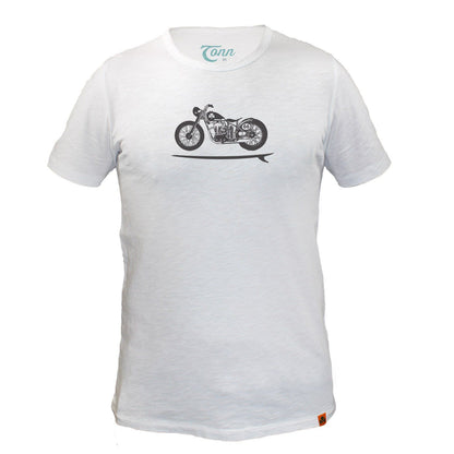 Tonn T Shirt Bike Board White