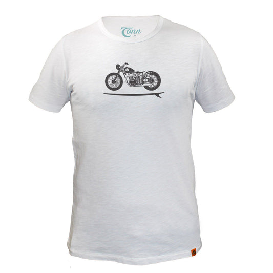 Tonn T Shirt Bike Board White
