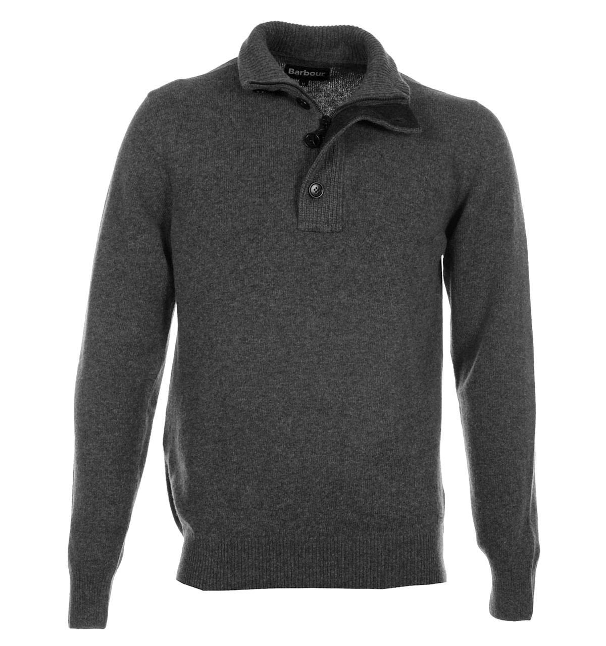 Barbour Patch Half Zip Lambswool Sweater