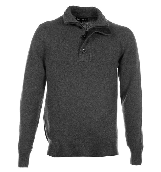 Barbour Patch Half Zip Lambswool Sweater