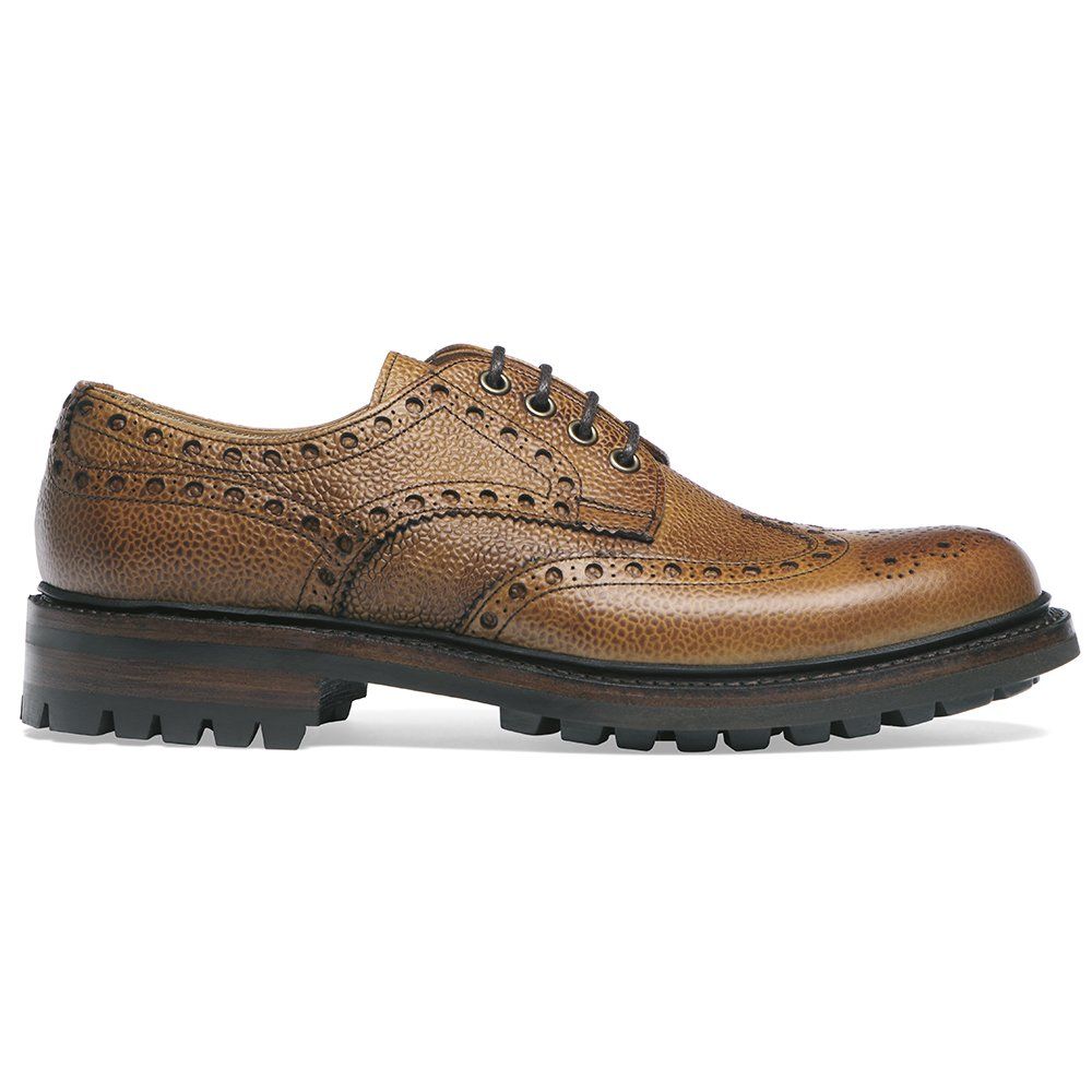 Joseph Cheaney Avon C Wingcap Country Brogue Almond Grain Leather