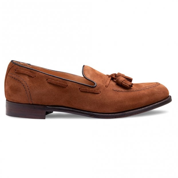 Joseph Cheaney Harry II Tassel Loafer Fox Suede