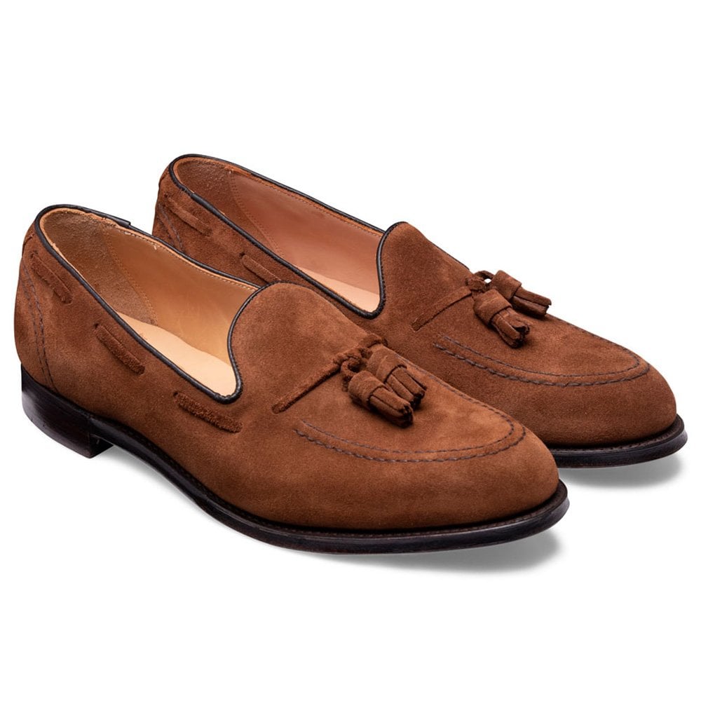 Joseph Cheaney Harry II Tassel Loafer Fox Suede