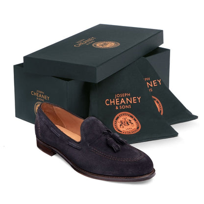 Joseph Cheaney Harry II Tassel Loafer Oceana Suede