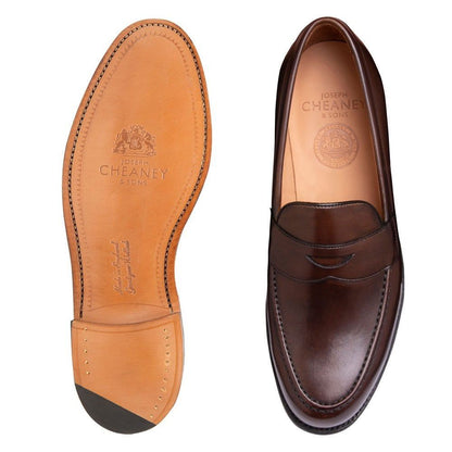 Joseph Cheaney Hudson Penny Loafer Mocha
