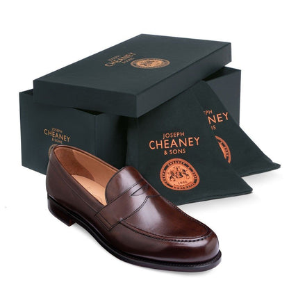 Joseph Cheaney Hudson Penny Loafer Mocha