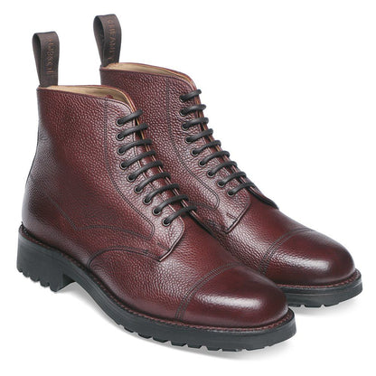 Joseph Cheaney Pennine II R Country Derby Boot Burgundy Grain Leather