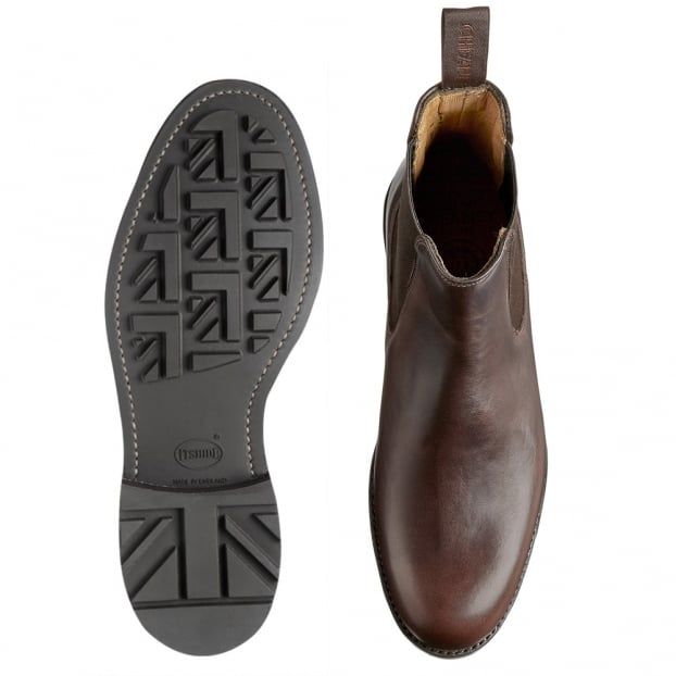 Cheaney Barnes III B Pull Up Leather Chelsea Boot Brown