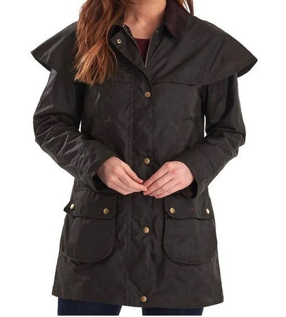 Barbour Dipton Waxed Jacket Olive