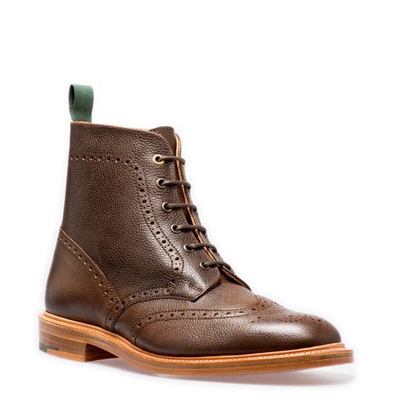 NPS Shoes Heath 6 Eyederby Boots Walnut