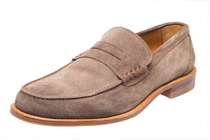 John White Allsop Suede Loafers Sand