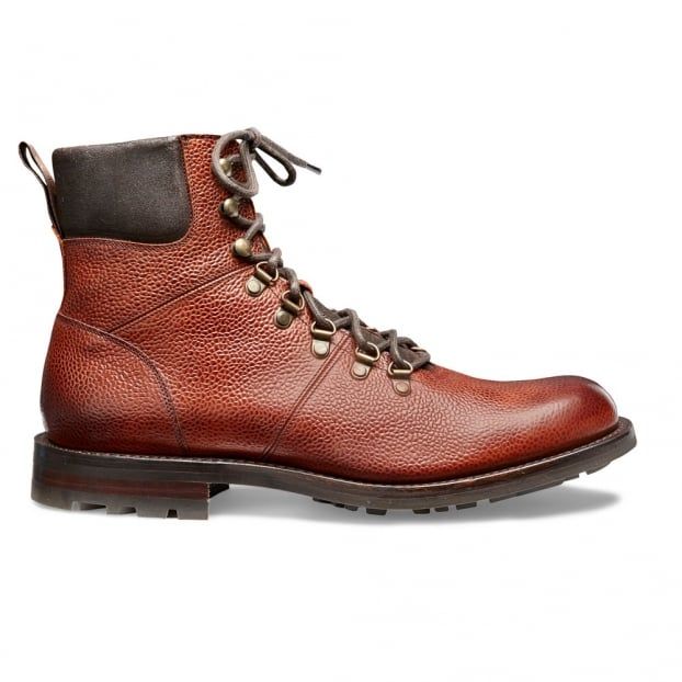Cheaney Ingleborough B Hiker Leather Boot Mahogany Grain
