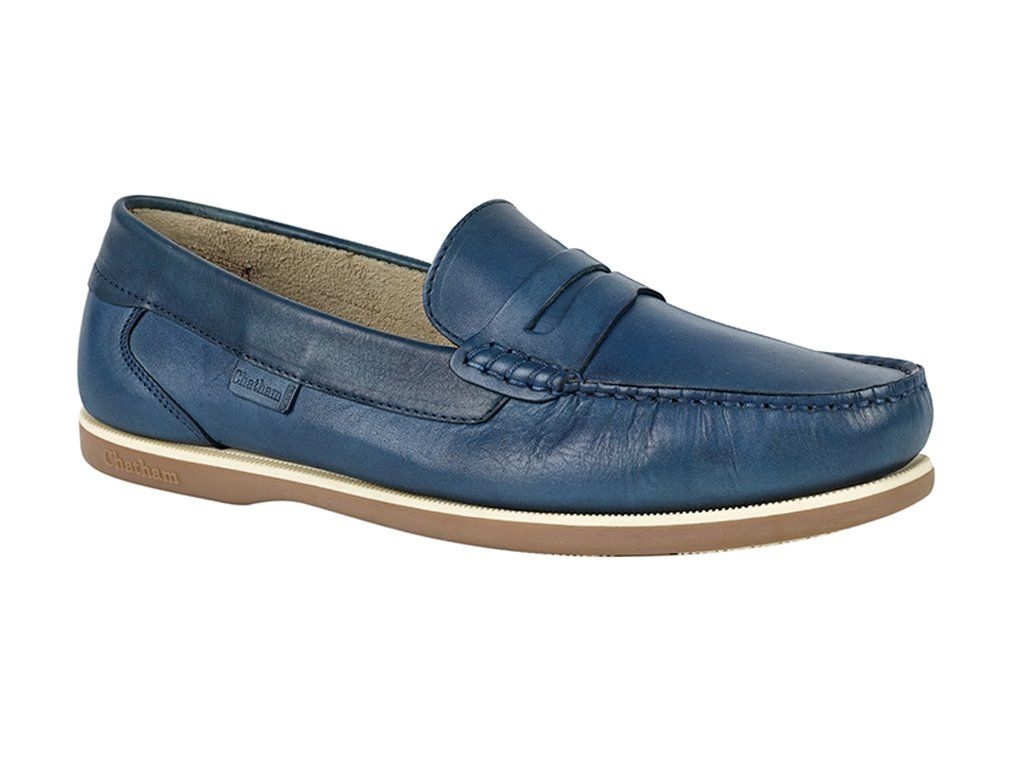 Chatham Faraday Loafer Shoes Azure