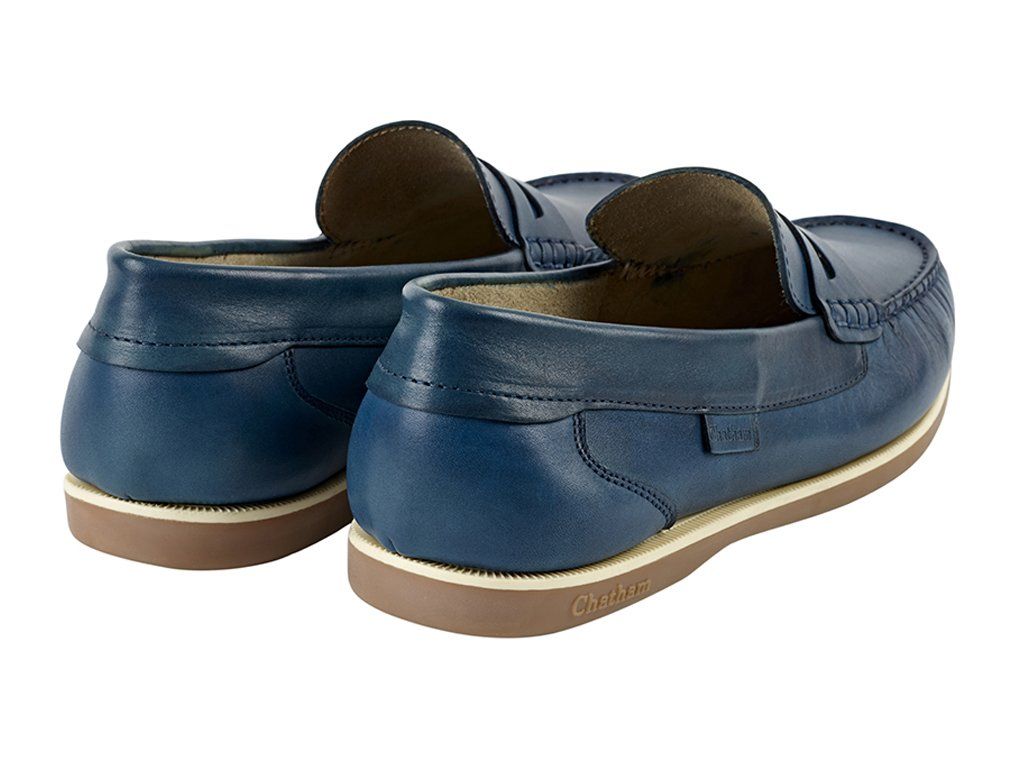 Chatham Faraday Loafer Shoes Azure
