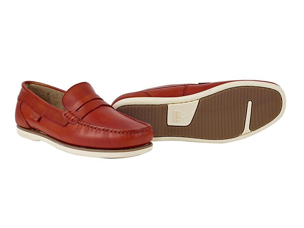 Chatham Faraday Deck Shoes Orange