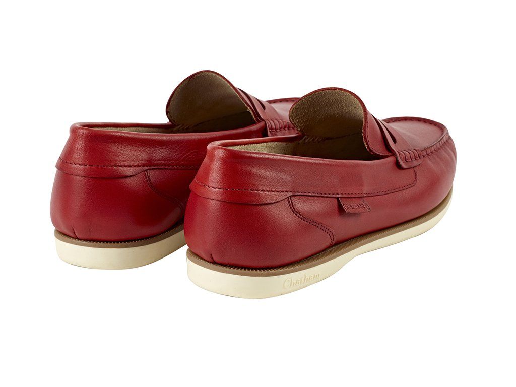 Chatham Faraday Deck Shoes Red
