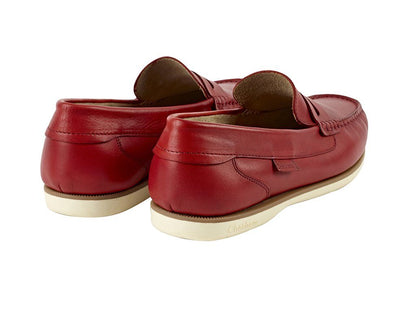 Chatham Faraday Deck Shoes Red