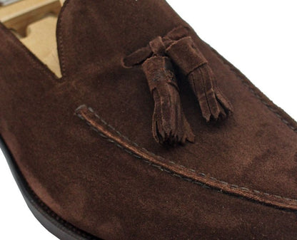 Gaziano Girling Corniche Loafers Mole Suede