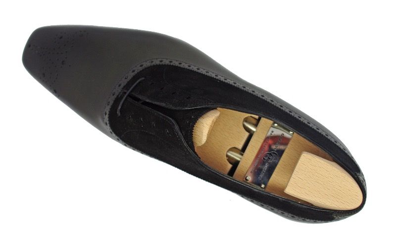 Gaziano Girling Kent Balmoral Oxford Shoes Racing Green Calf Black Suede