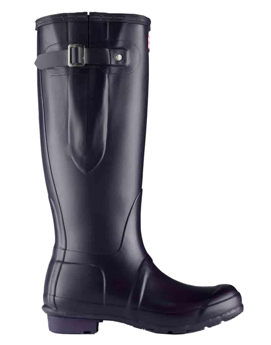 Hunter Ladies Original Adjustable High Boot Wellys Aubergine