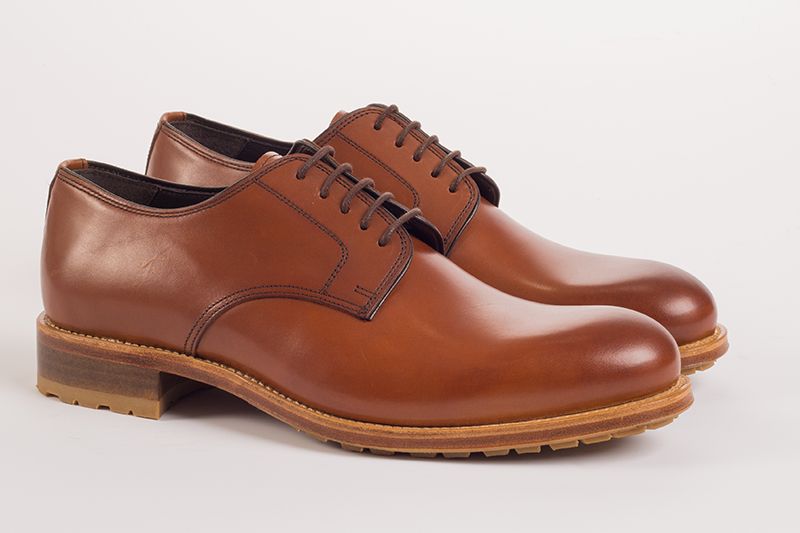 John White Blenheim Derby Shoes Tan