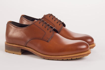 John White Blenheim Derby Shoes Tan