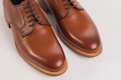John White Blenheim Derby Shoes Tan