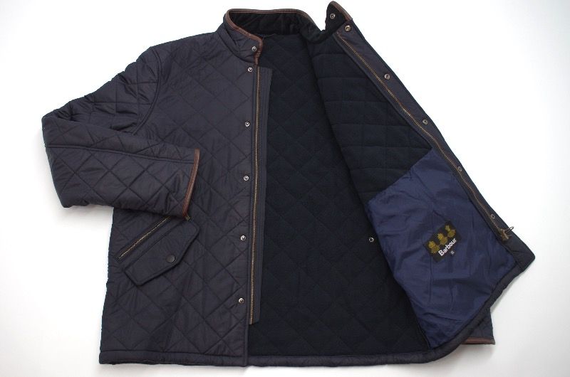 Barbour Powell Quilted Jacket Navy