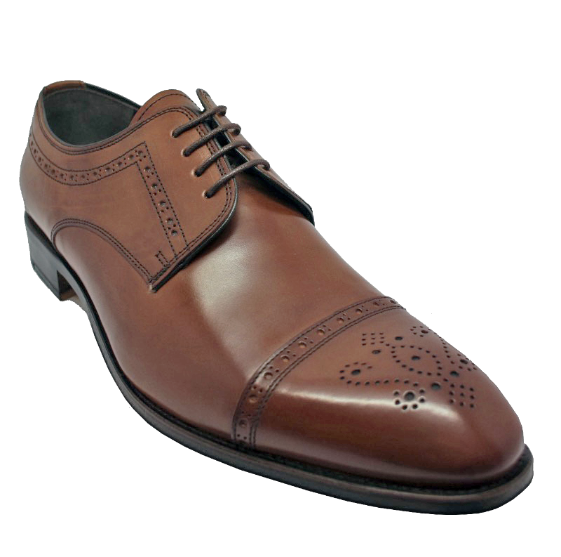 John White Charter Semi Brogue Tan
