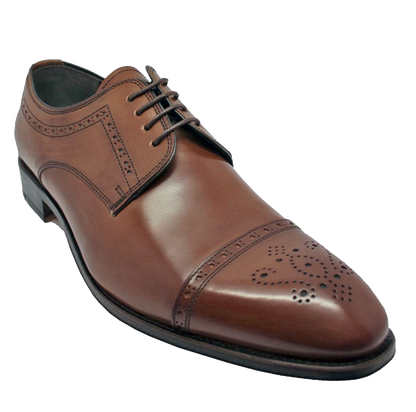 John White Charter Semi Brogue Tan