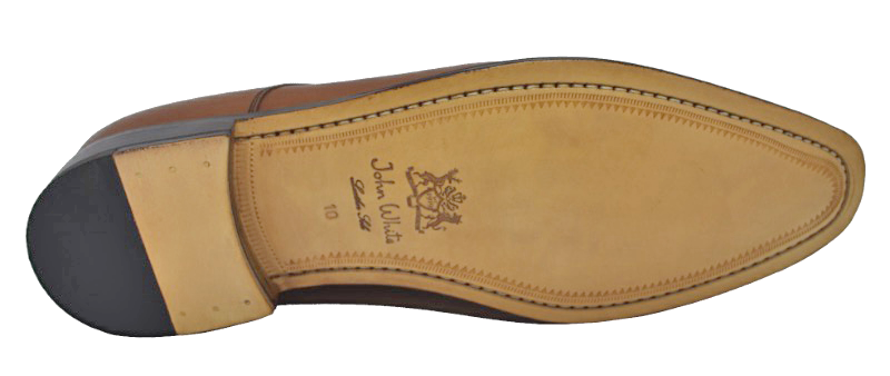John White Charter Semi Brogue Tan