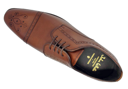 John White Charter Semi Brogue Tan