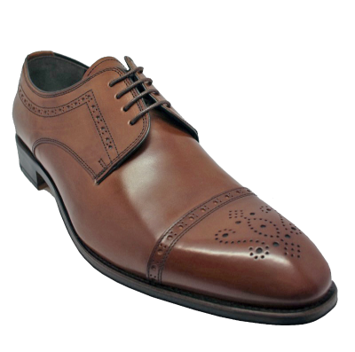 John White Charter Semi Brogue Tan