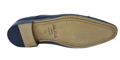 John White Finsbury Capped Derby Black Calf