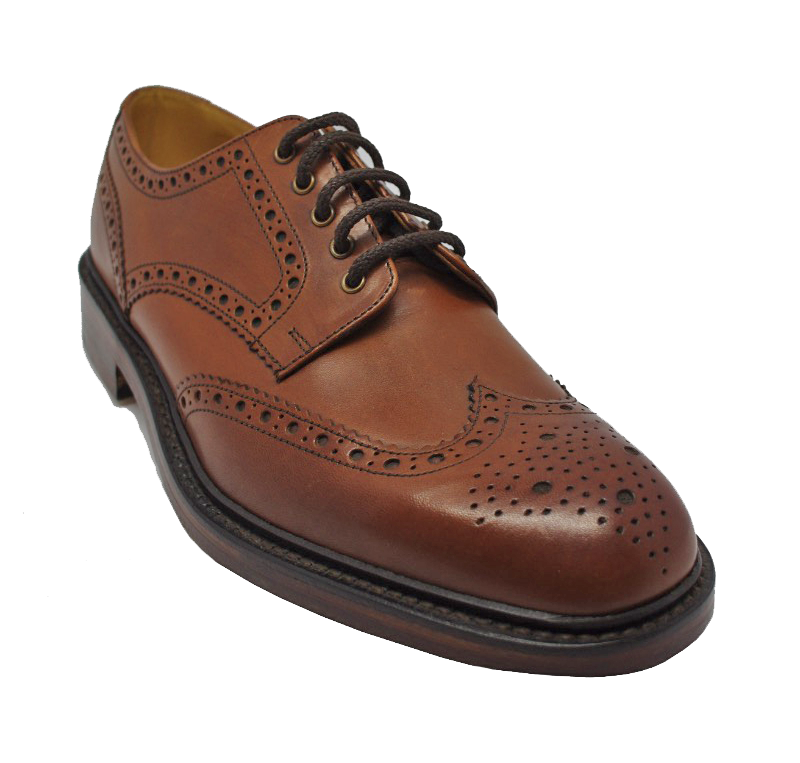 Loake Chester Brogue Shoe Mahogany